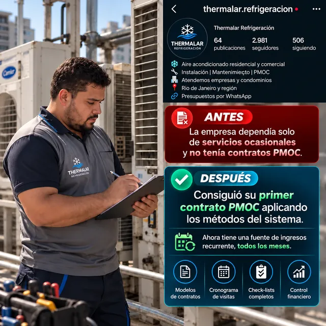 Thermalar Refrigeración: dependía de servicios ocasionales; consiguió su primer contrato de mantenimiento y ahora tiene ingresos recurrentes todos los meses